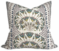 Cairo Pillow Cover in Eggplant, Thibaut Pillows