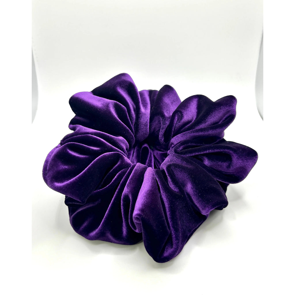 Purple Velvet Scrunchie