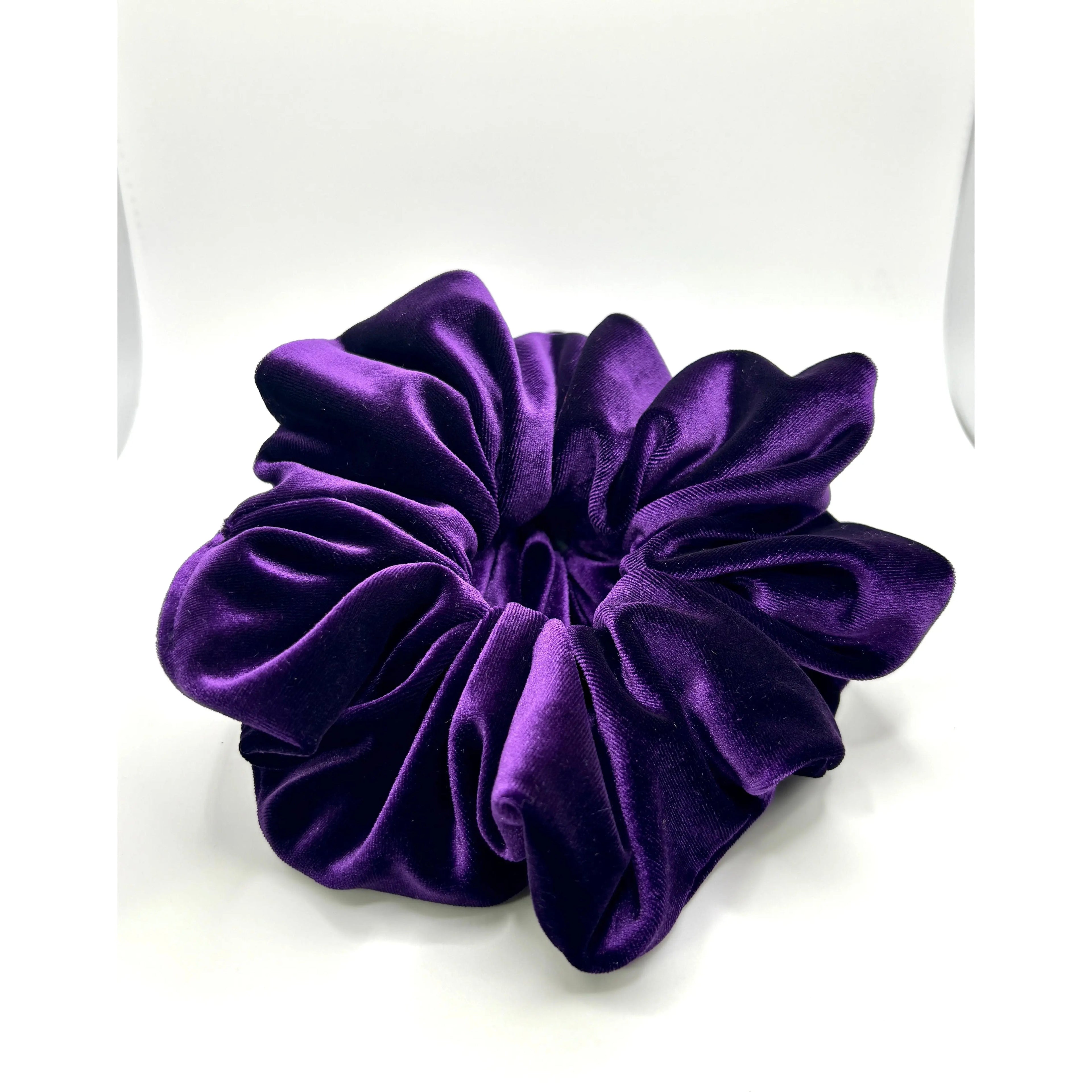Purple Velvet Scrunchie