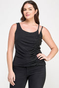 Sleeveless Top with Subtle Shimmer