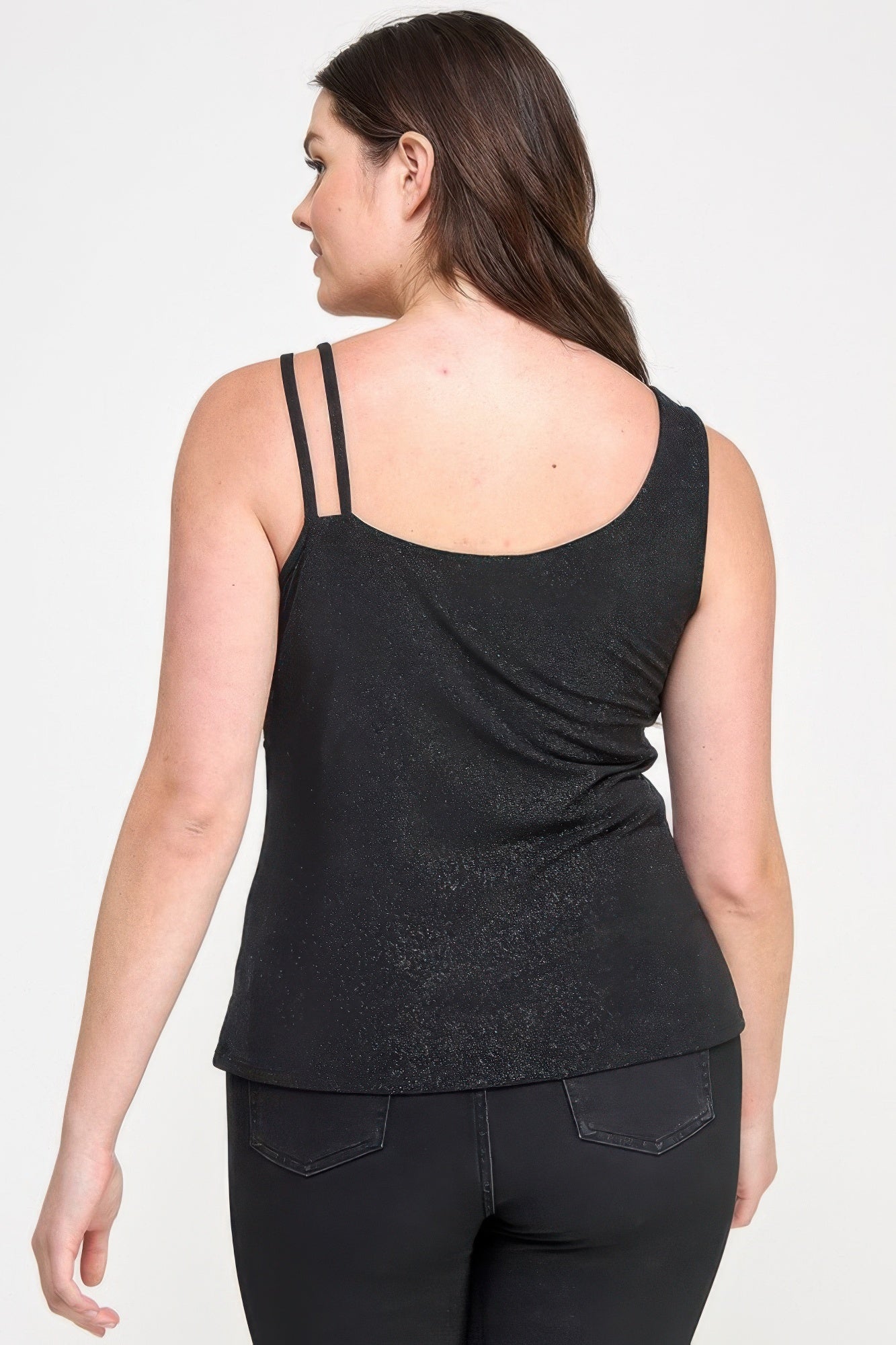 Sleeveless Top with Subtle Shimmer