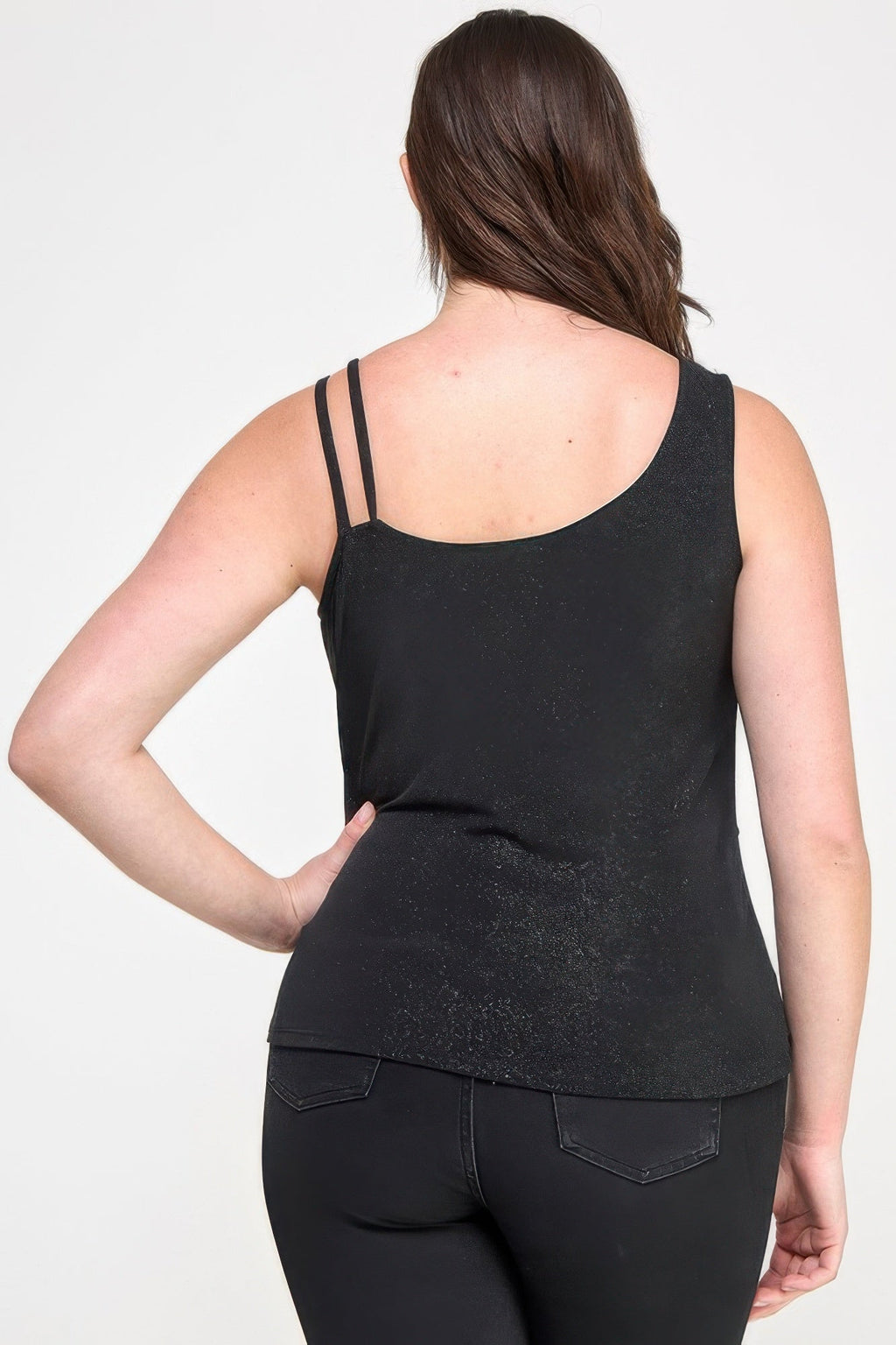 Sleeveless Top with Subtle Shimmer