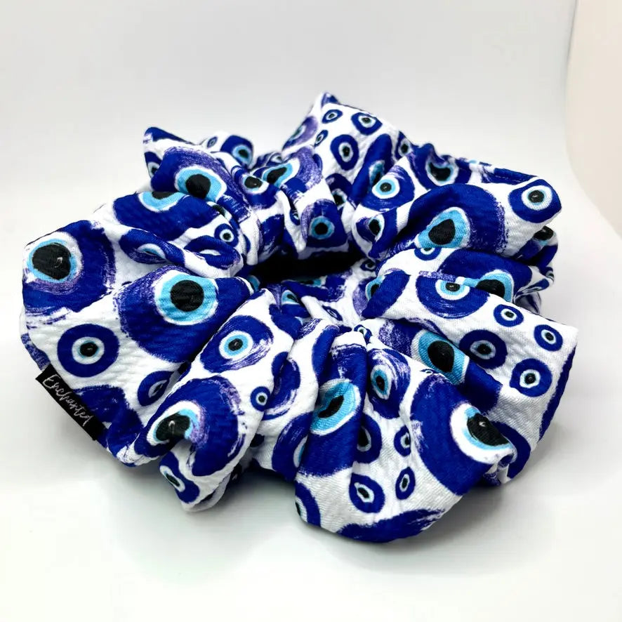 Evil Eye Bullet Scrunchie