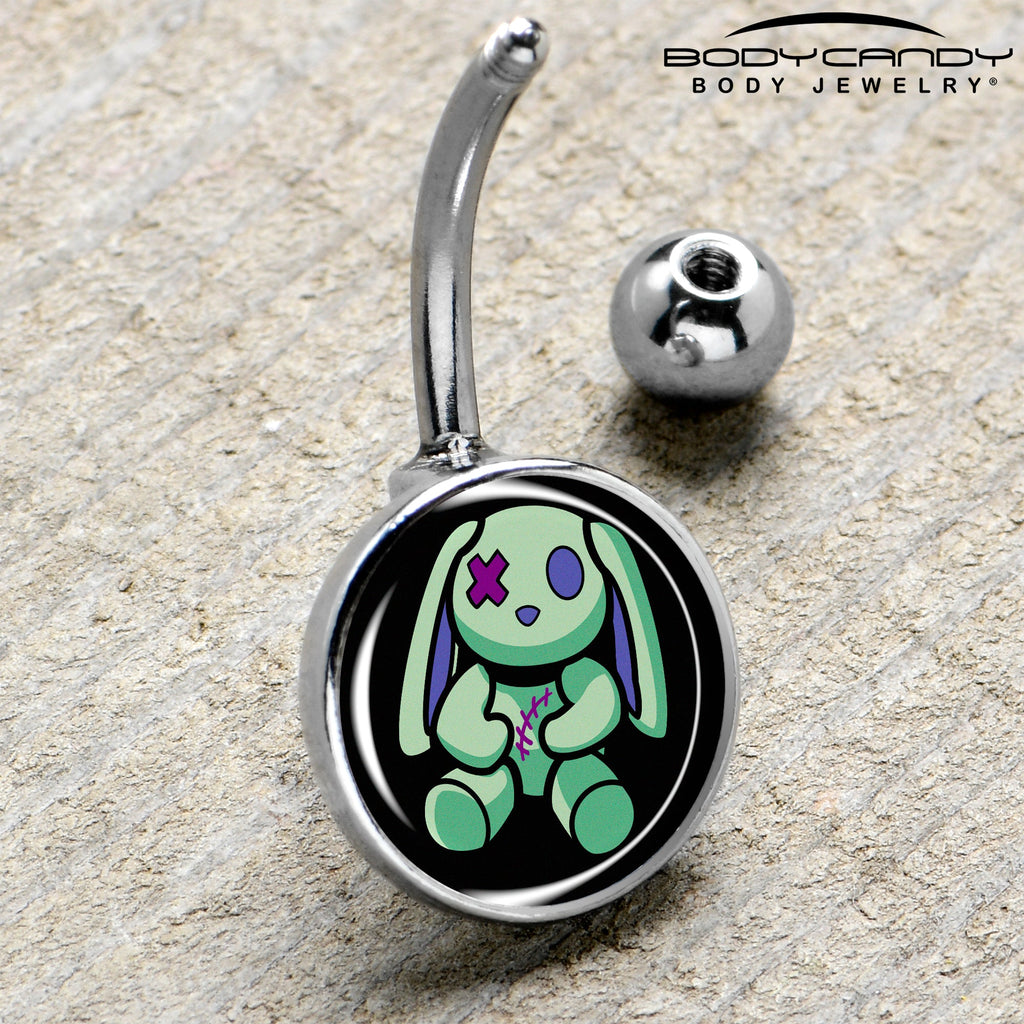 Zombie Bunny Belly Ring by Onyx O