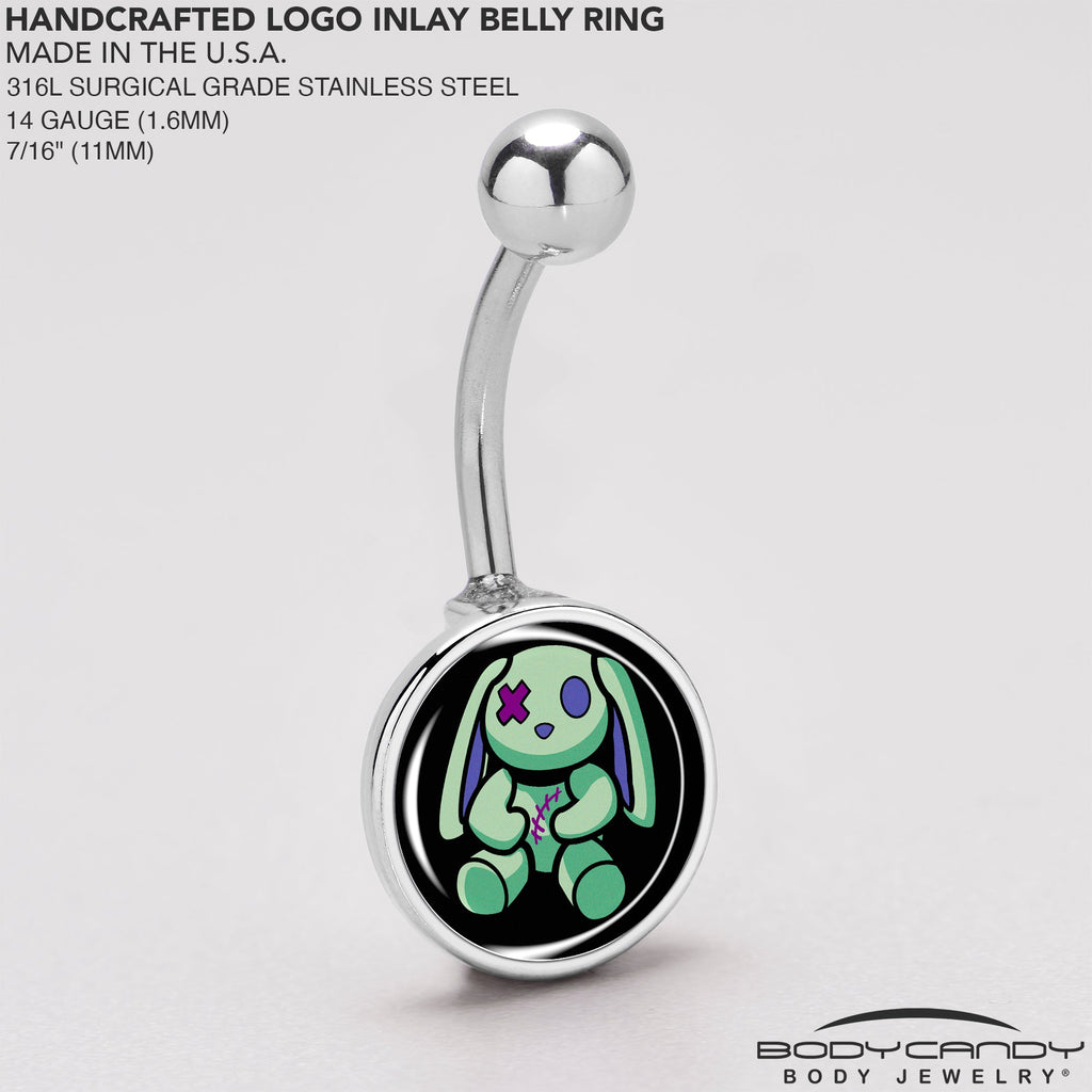 Zombie Bunny Belly Ring by Onyx O