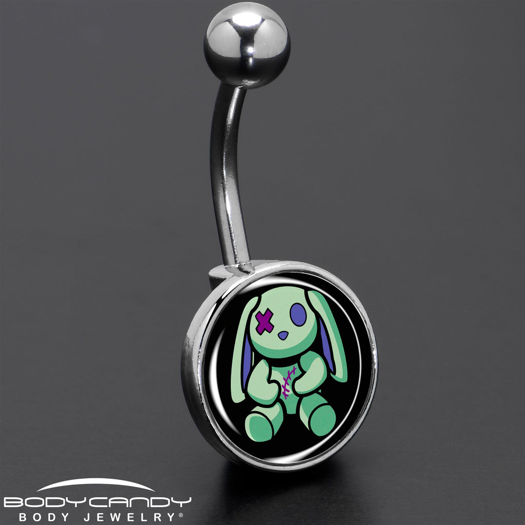 Zombie Bunny Belly Ring by Onyx O
