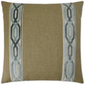 Cannes Mist Grey Throw Pillow With Insert