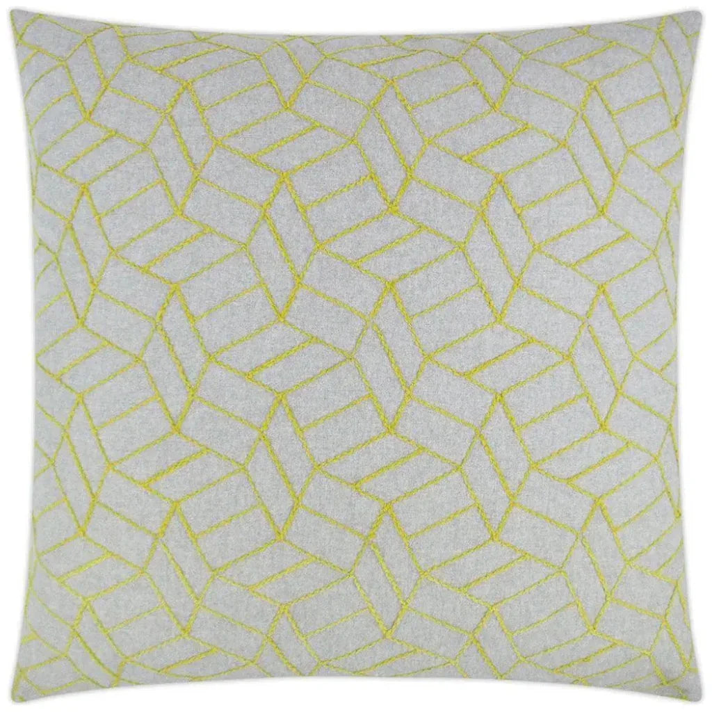 Caramba Pear Grey Throw Pillow With Insert