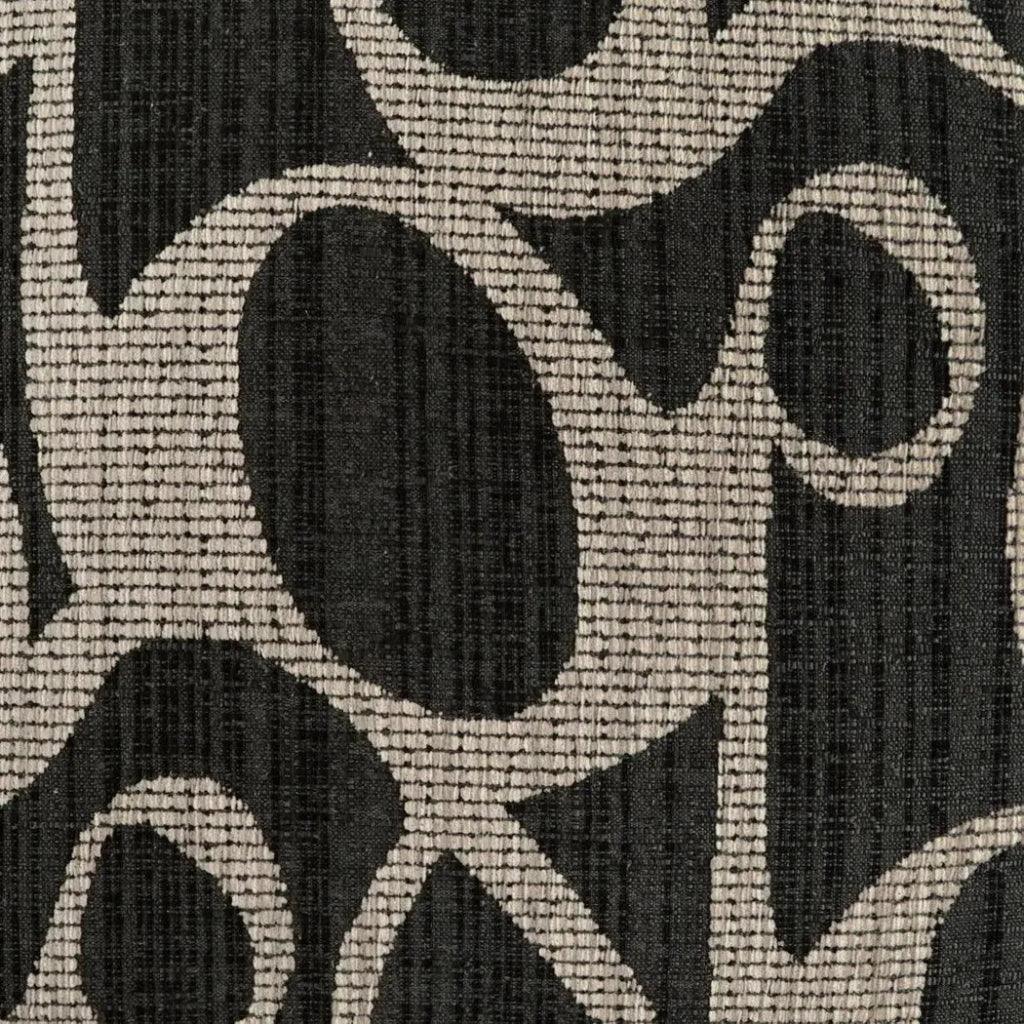 Chalamont Charcoal Black Throw Pillow With Insert