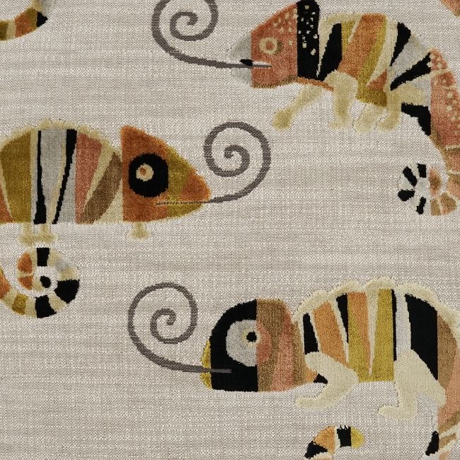 Chameleon Handcrafted Throw Pillow