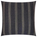 Channel Black Throw Pillow With Insert