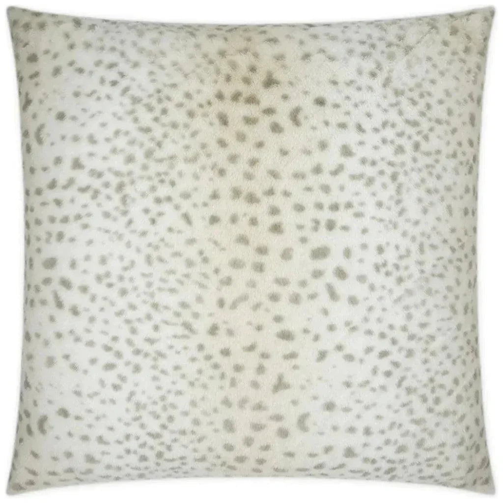 Cheeka White Throw Pillow With Insert