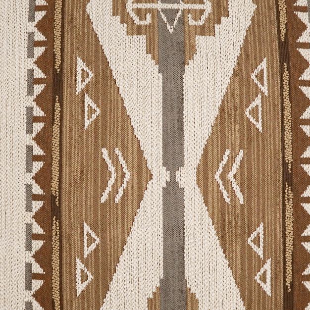 Colony Brown Throw Pillow