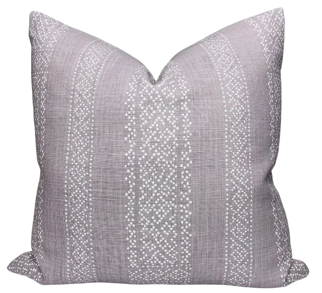 Miguel Pillow Cover in Lavender, McLaurin + Piercy Textiles