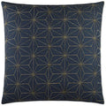 Crosby Navy Blue Throw Pillow With Insert