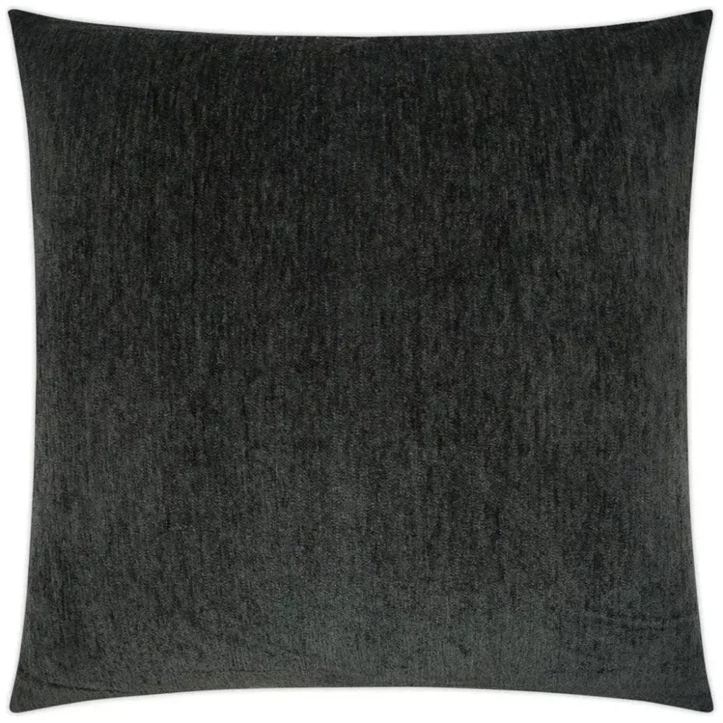 Cuddle Charcoal Black Throw Pillow Insert