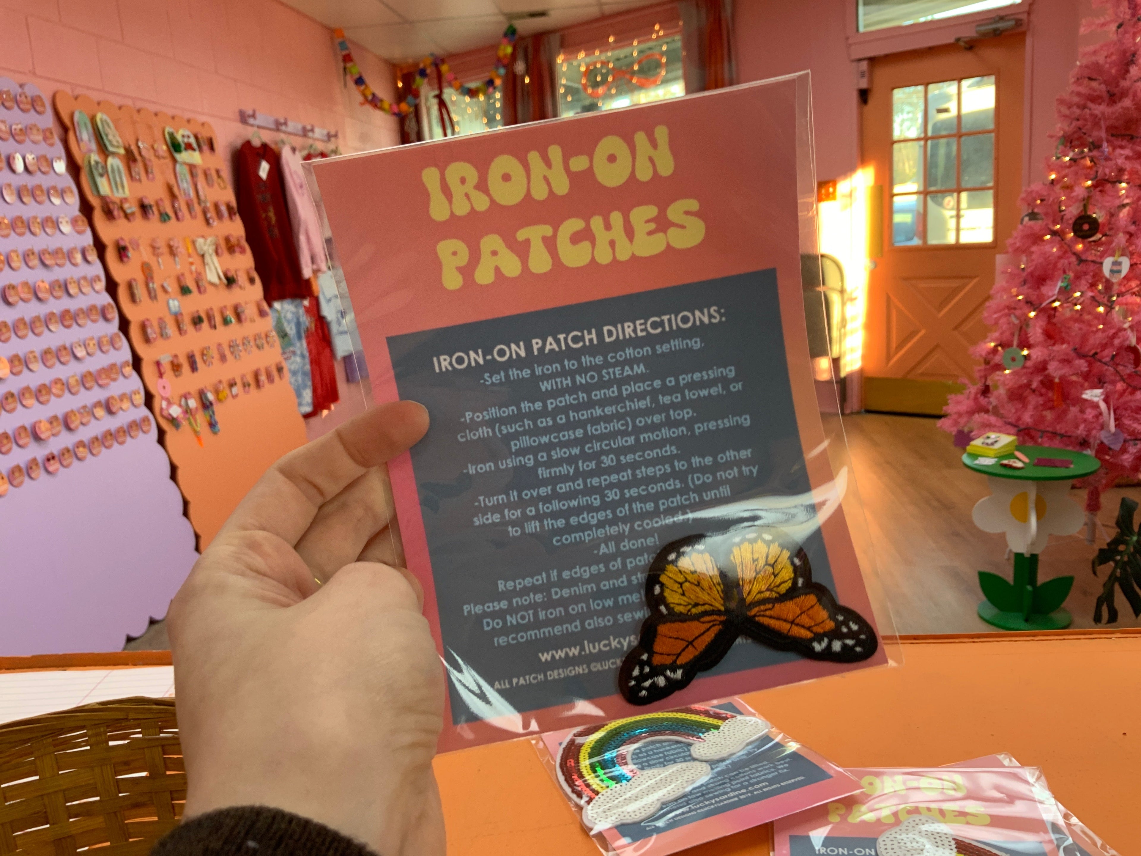 Butterfly Iron-On Patch