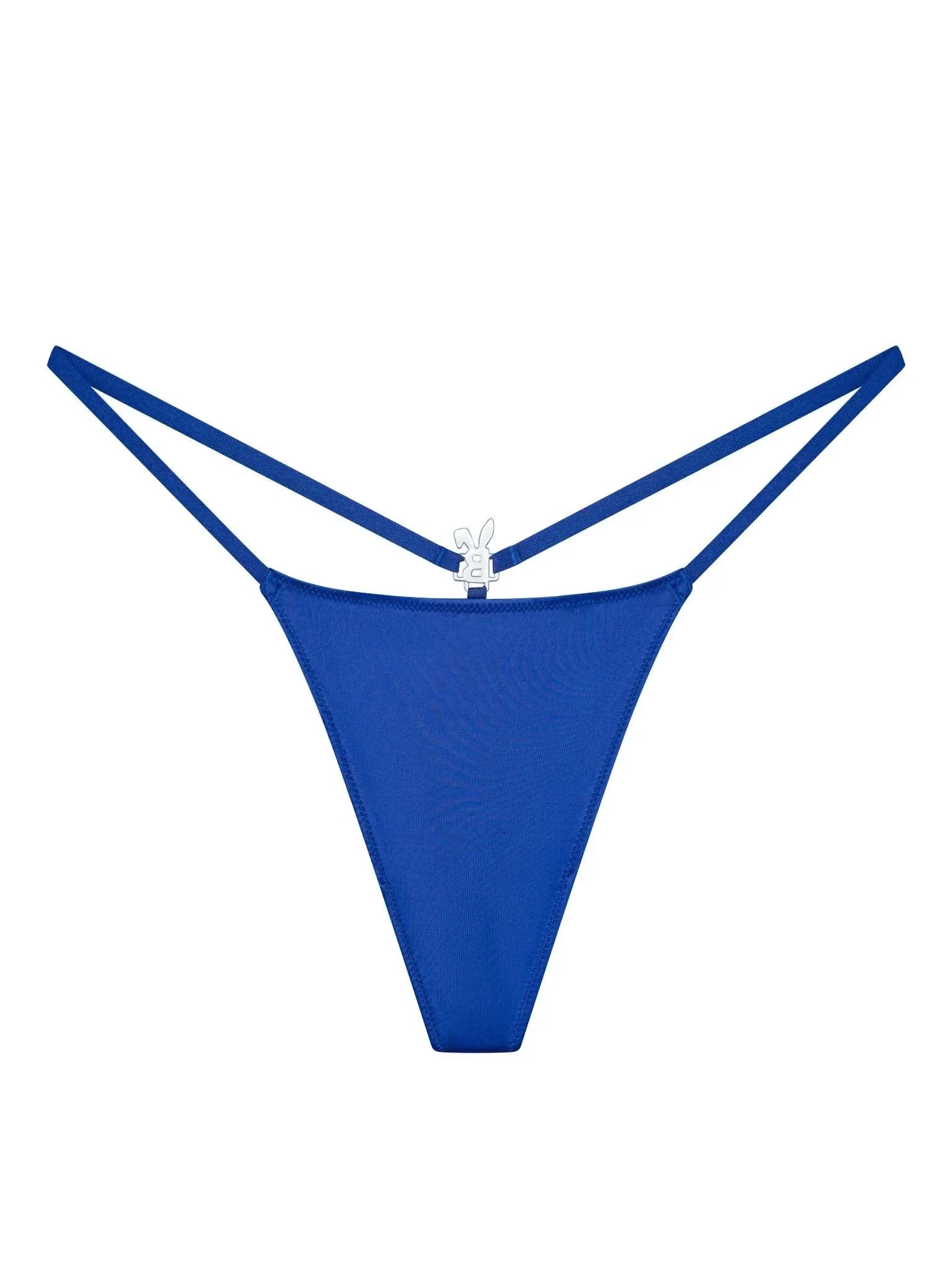 ICED OUT G-STRING IN ROYAL BLUE