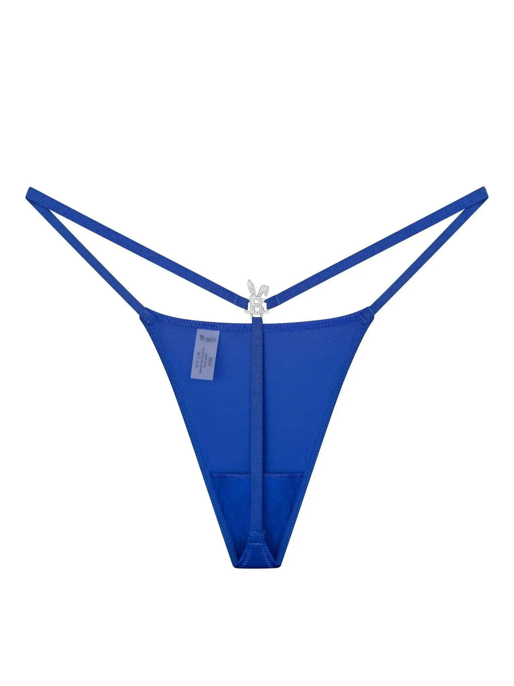 ICED OUT G-STRING IN ROYAL BLUE