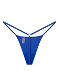 ICED OUT G-STRING IN ROYAL BLUE