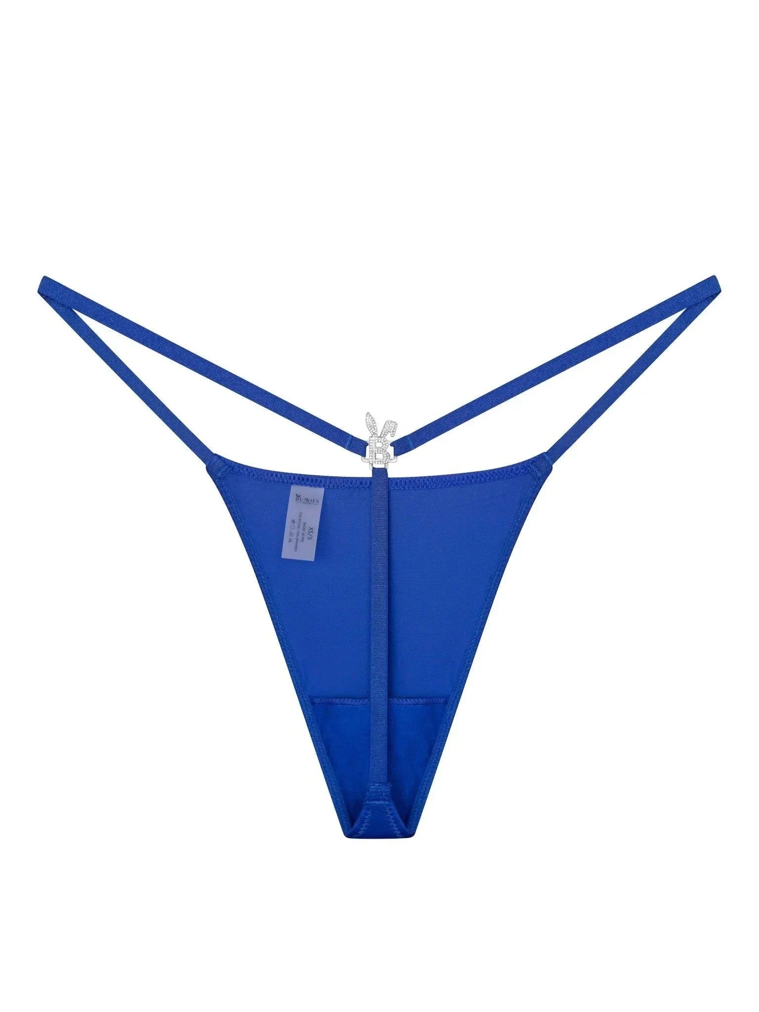 ICED OUT G-STRING IN ROYAL BLUE