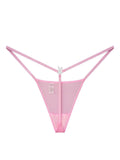 ICED OUT G-STRING IN PINK