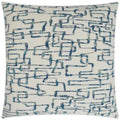 Da Vinci Lapis Blue Throw Pillow With Insert
