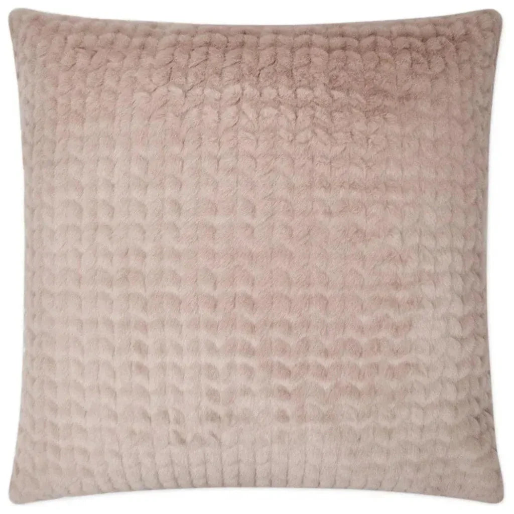 Dainty Blush Pink Throw Pillow With Insert