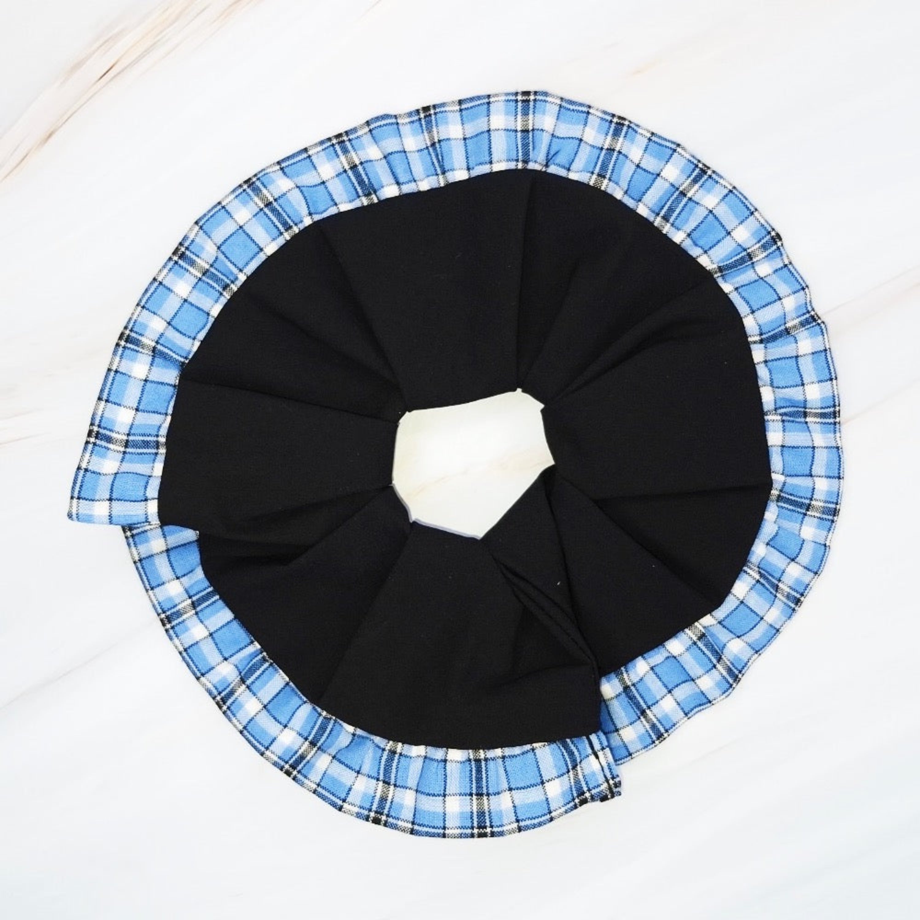 Dandy And Preppy Bordered Hair Scrunch