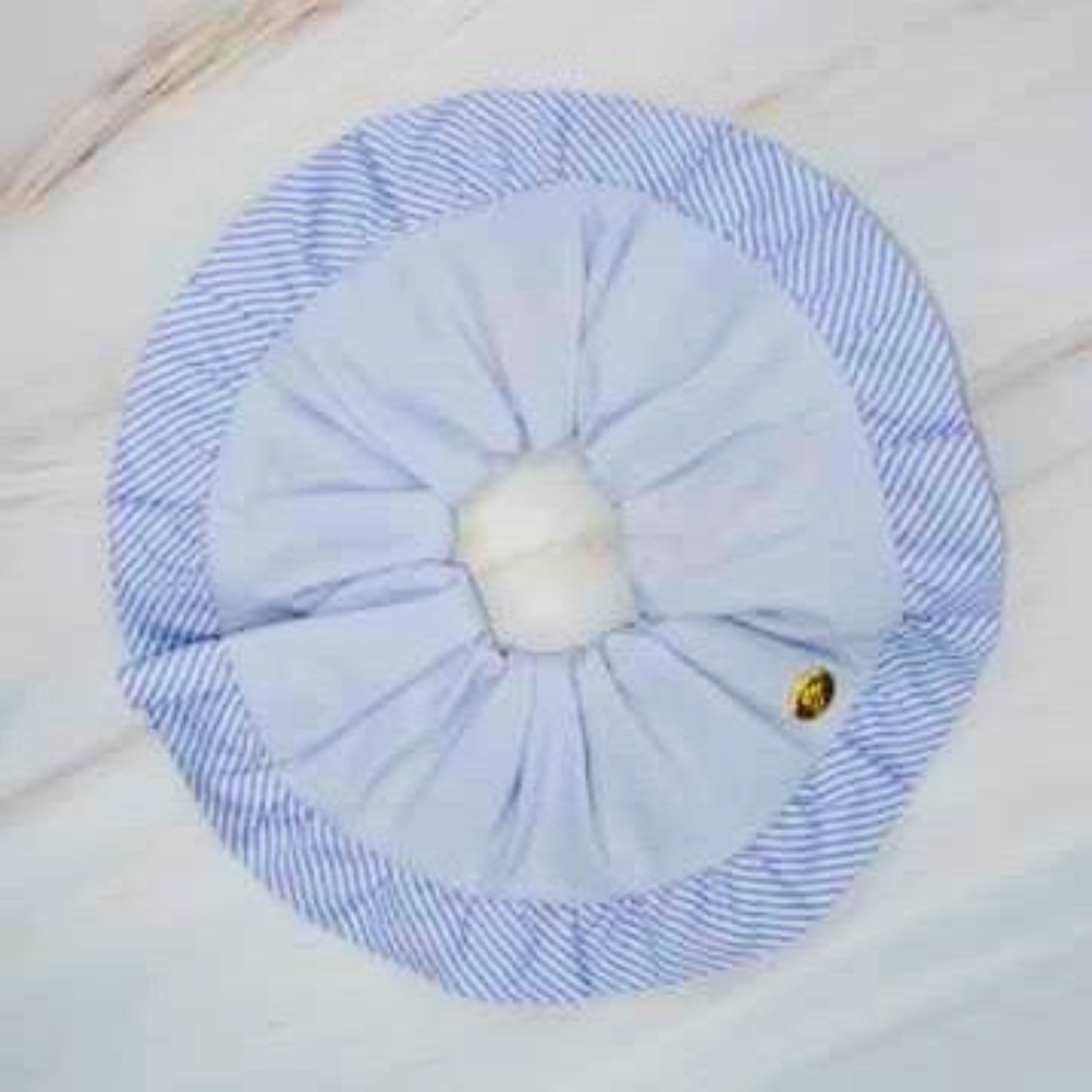 Dandy And Preppy Bordered Hair Scrunch