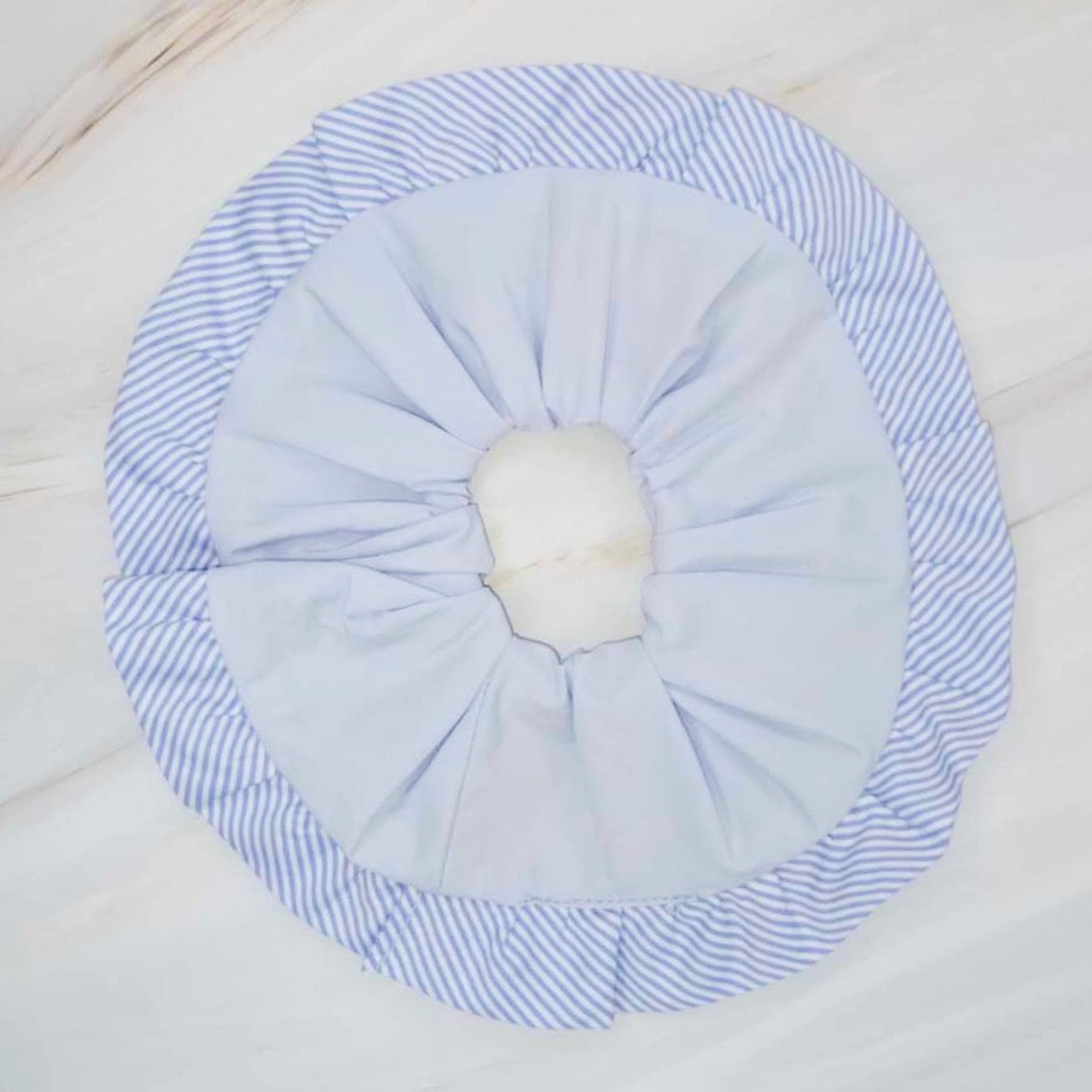 Dandy And Preppy Bordered Hair Scrunch