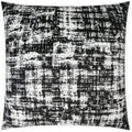 Dante Black Throw Pillow With Insert