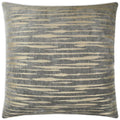 Davos Smoke Grey Throw Pillow With Insert