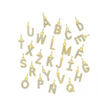 Dazzling Diamond Cut Initial Letter Set of Charms ~ Deep South Originals