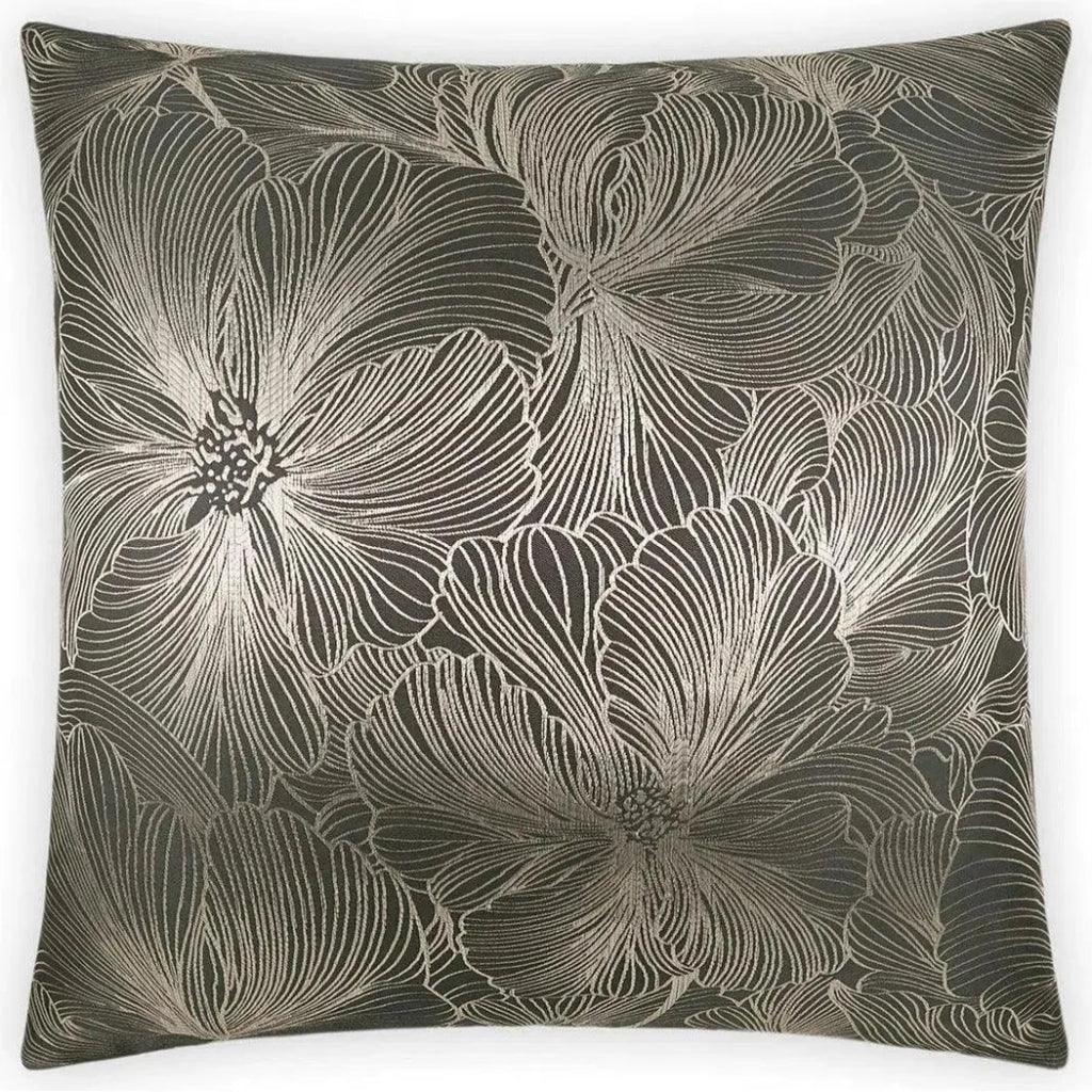 Delhi Grey Throw Pillow With Insert