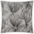 Delhi Smoke Grey Throw Pillow With Insert