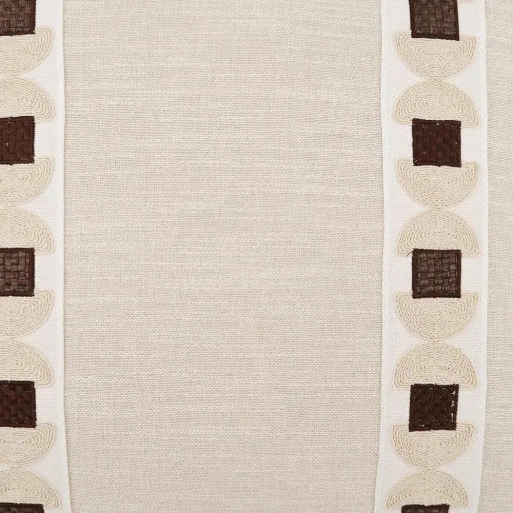 Demeter Brown Throw Pillow With Insert