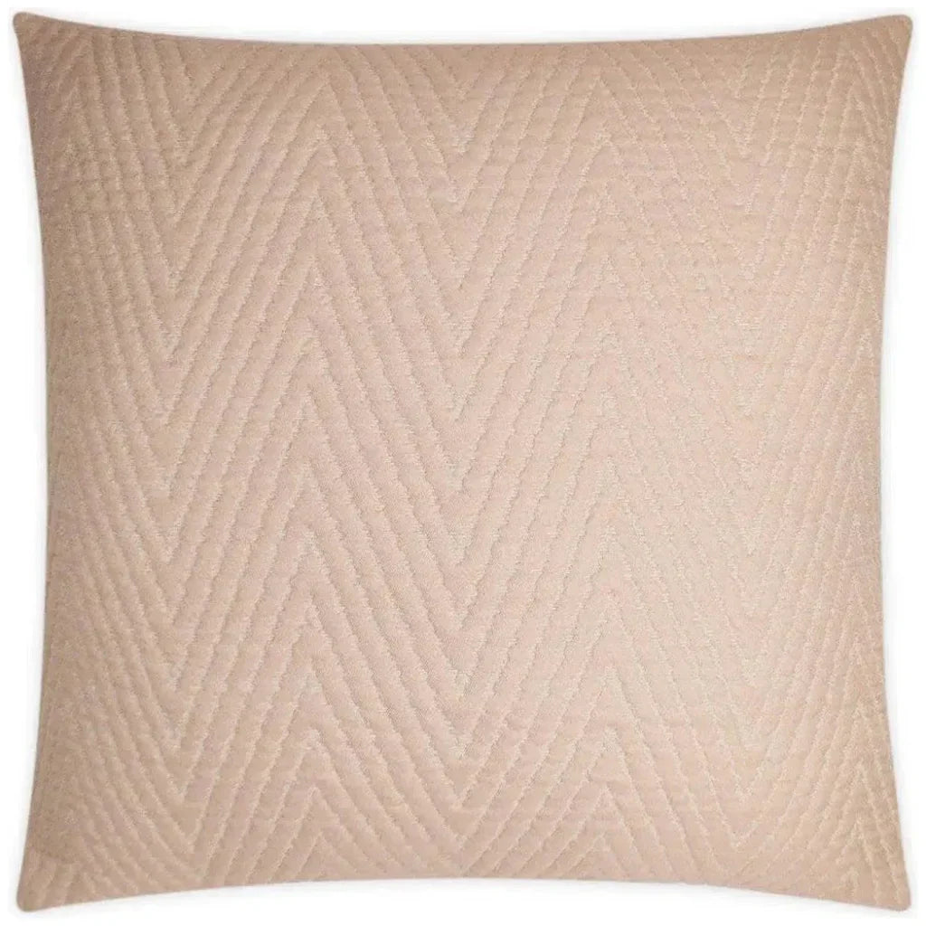 Demure Blush Brown Throw Pillow With Insert
