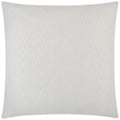 Demure Ivory Throw Pillow With Insert