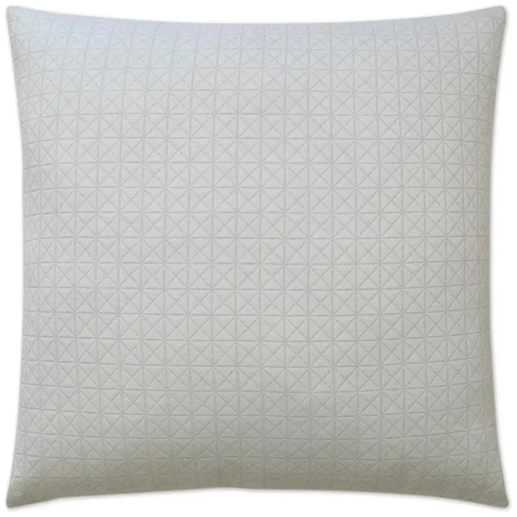 Diamante Silver Throw Pillow With Insert