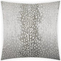Doe A Deer Grey Throw Pillow With Insert