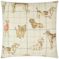 Dog Daze Stone Brown Throw Pillow Insert