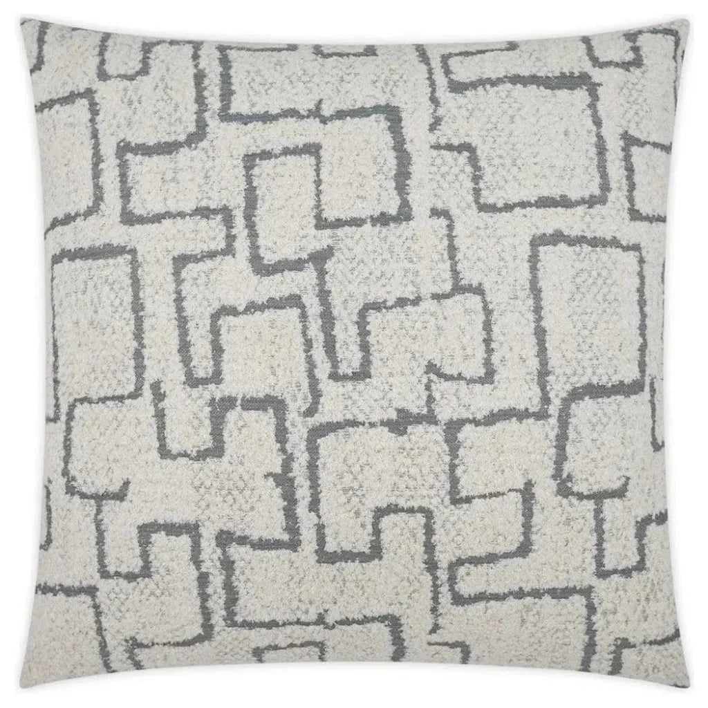 Domaine Grey Grey Throw Pillow With Insert