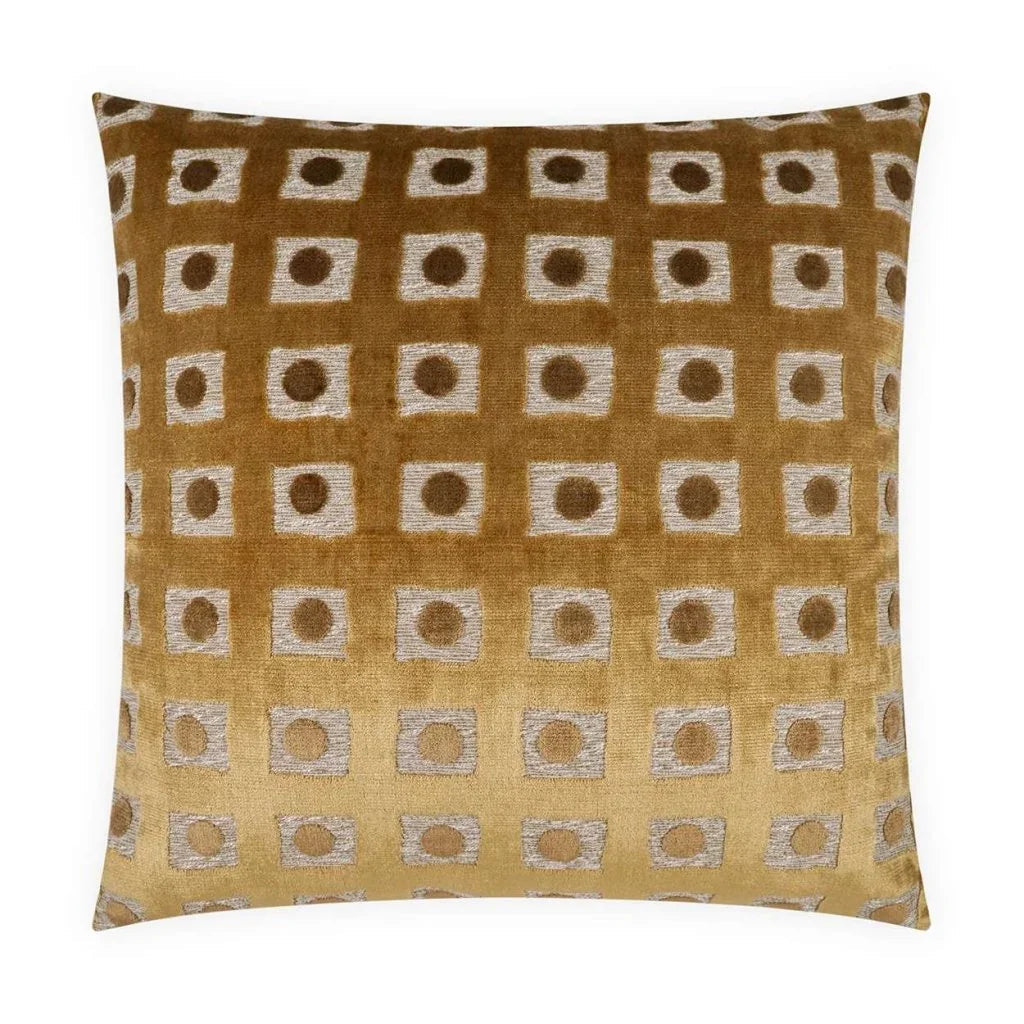 Domino Handmade Cotton Throw Pillow
