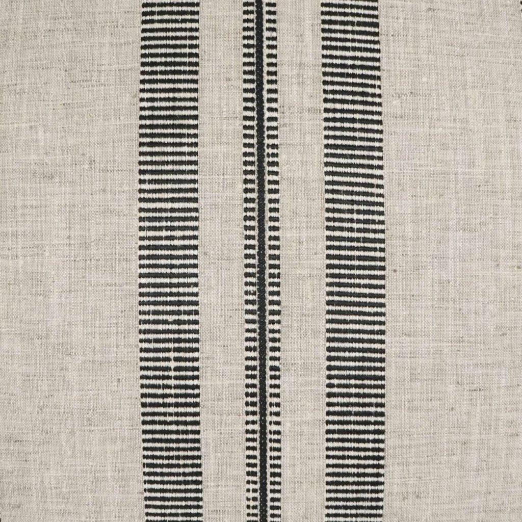 Double Issue Handmade Black Throw Pillow