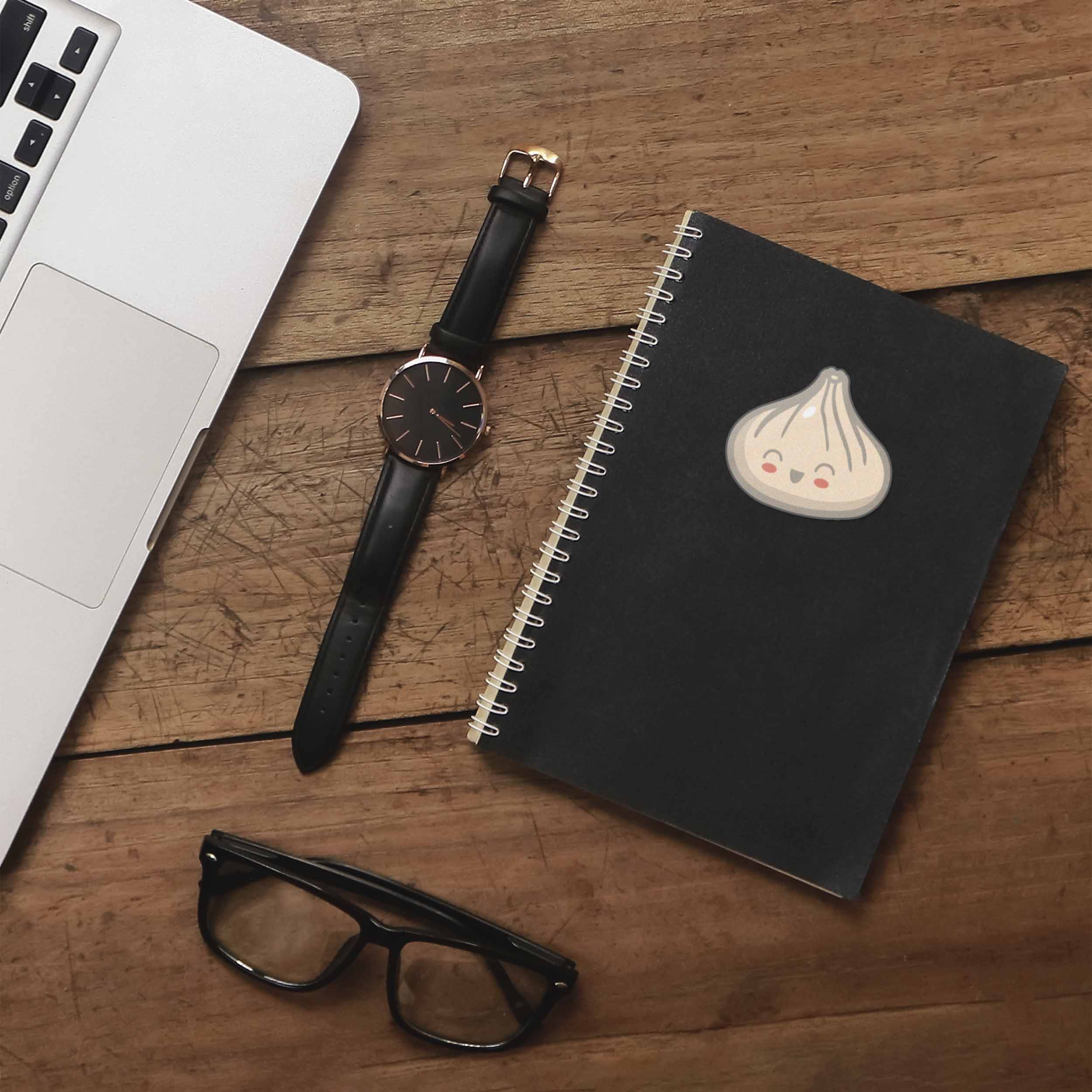 Dumpling Sticker - Cute Chinese Food Decal for Laptop