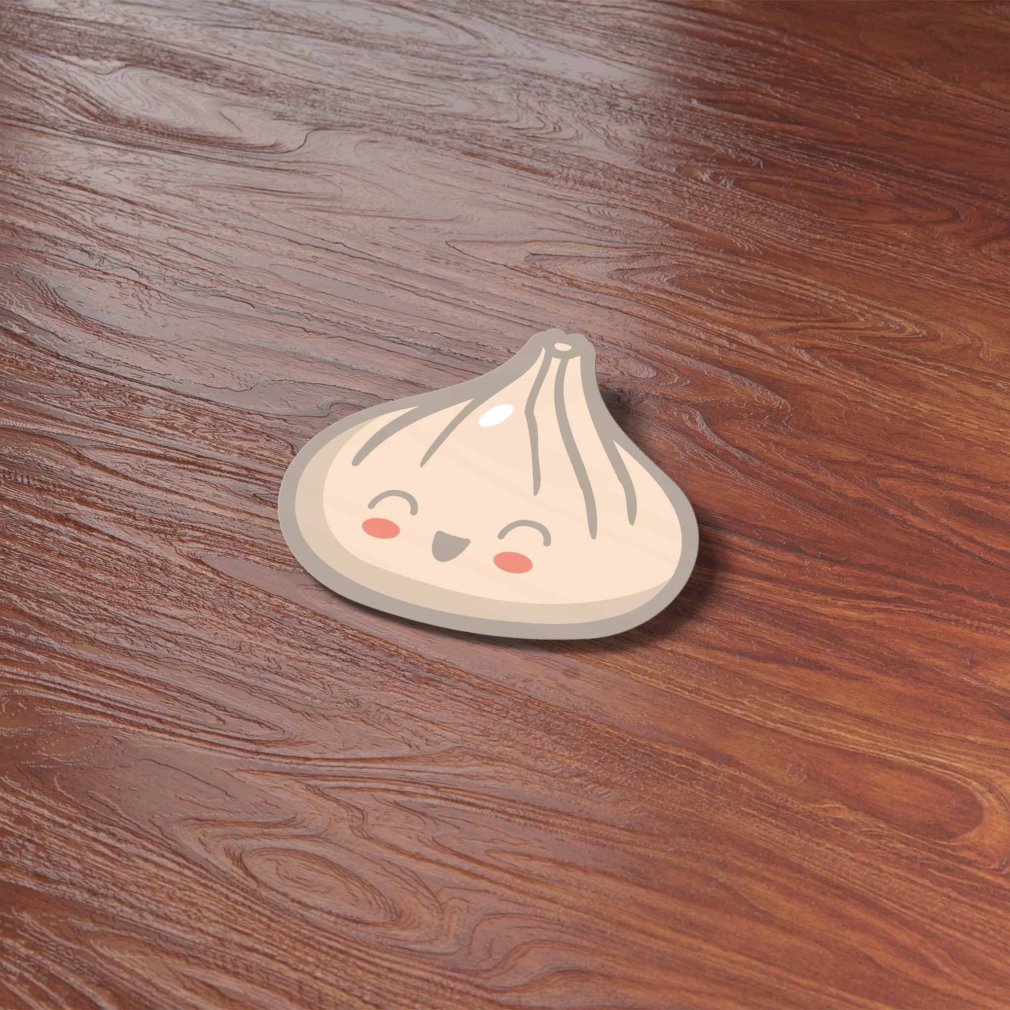 Dumpling Sticker - Cute Chinese Food Decal for Laptop
