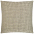 Dupont Taupe Brown Throw Pillow With Insert