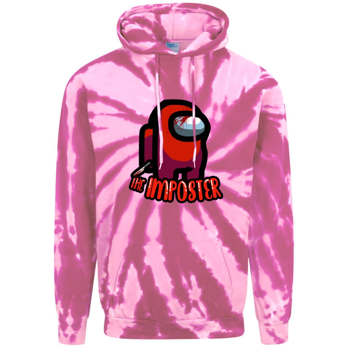 The Imposter Among Us Tie-Dye Pullover Hoodie