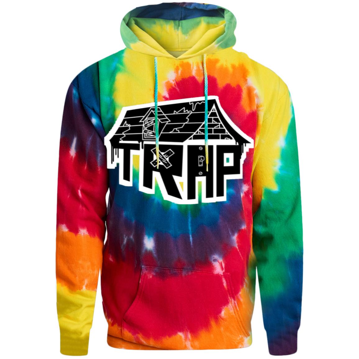Trap House Tie-Dye Pullover Hoodie